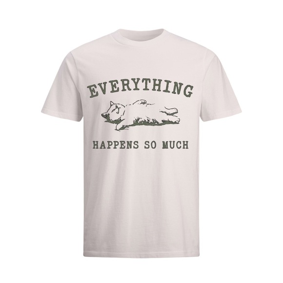 Other - Cat Graphic Tee “Everything Happens So Much”